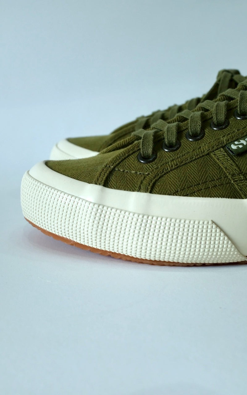 SUPERGA　ARTIFACT 2750 HERRINGBONE  オリーブ