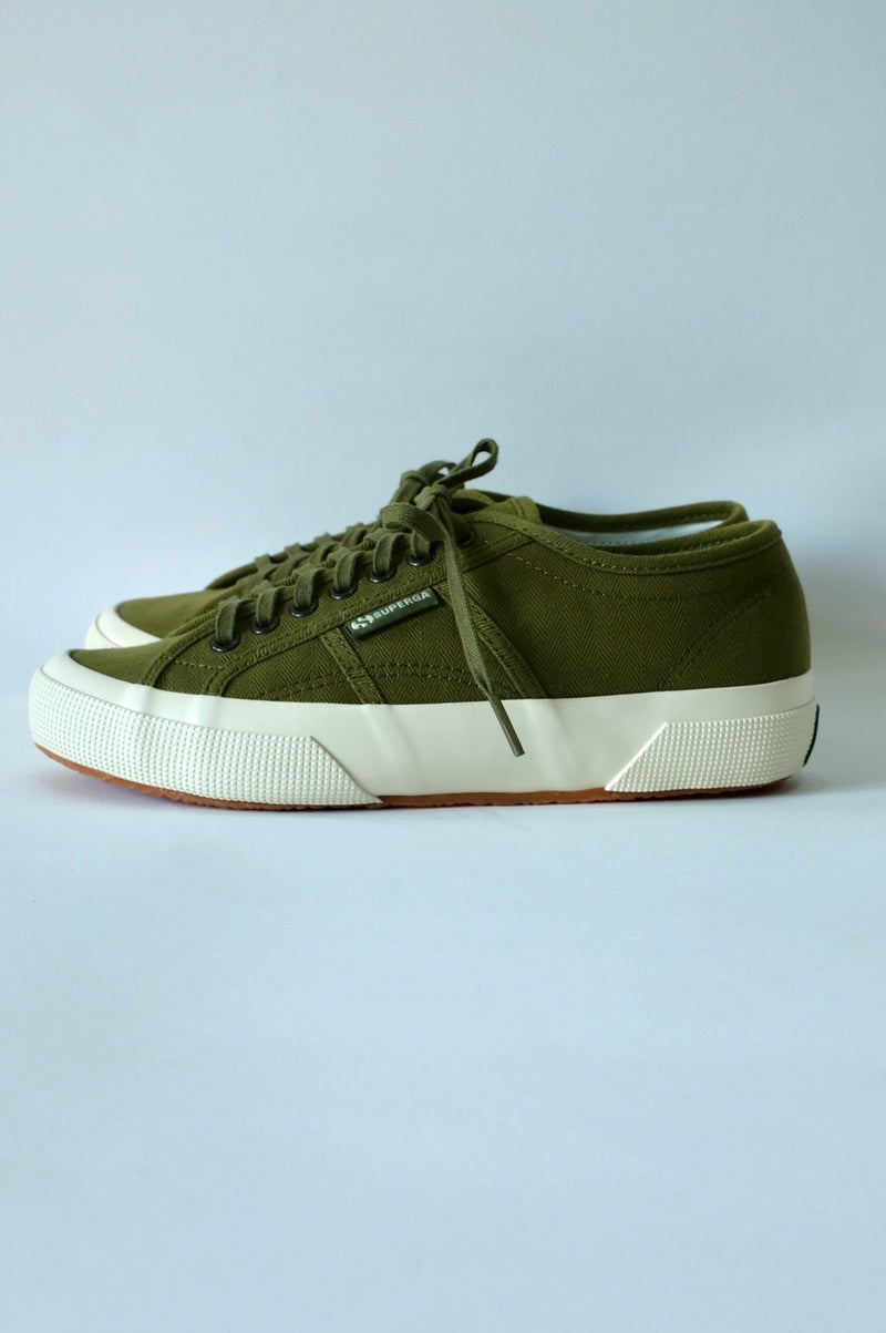 SUPERGA　ARTIFACT 2750 HERRINGBONE  オリーブ