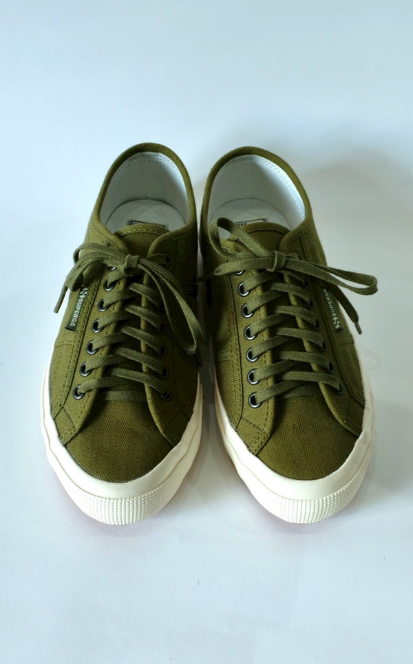 SUPERGA　ARTIFACT 2750 HERRINGBONE  オリーブ