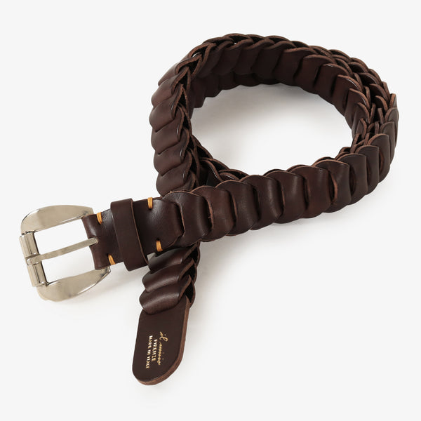 il micio(イルミーチョ）　BOHO VAQUETA（バケッタ）LEATHER BELT col BROWN